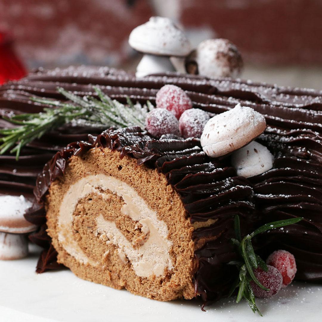 Bûche De Noël (A French Christmas Dessert) Recipe by Tasty