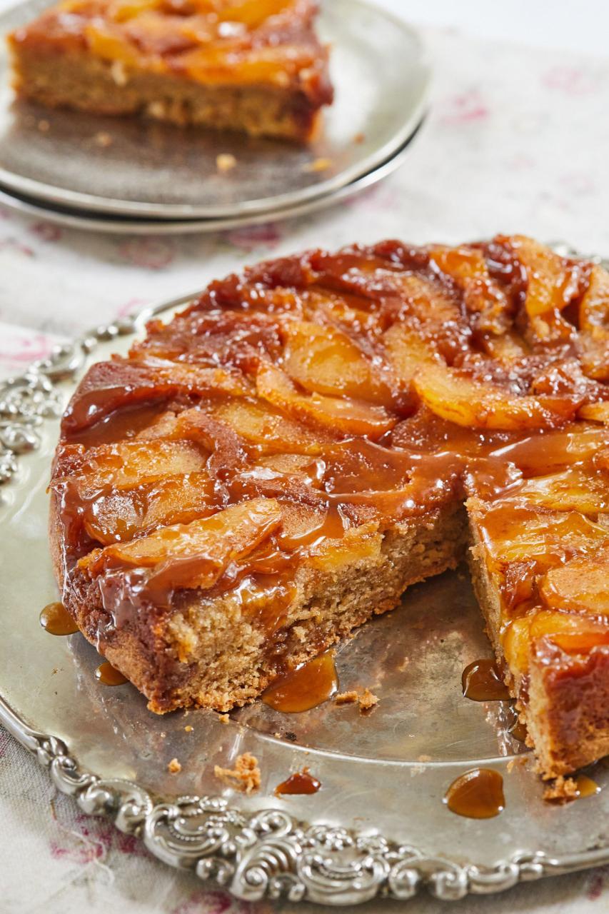 Decadent Caramel Apple Upside Down Cake | Bigger Bolder Baking