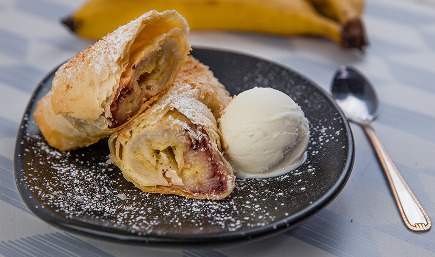 Cherry and Banana Fillo Parcels — Everyday Gourmet