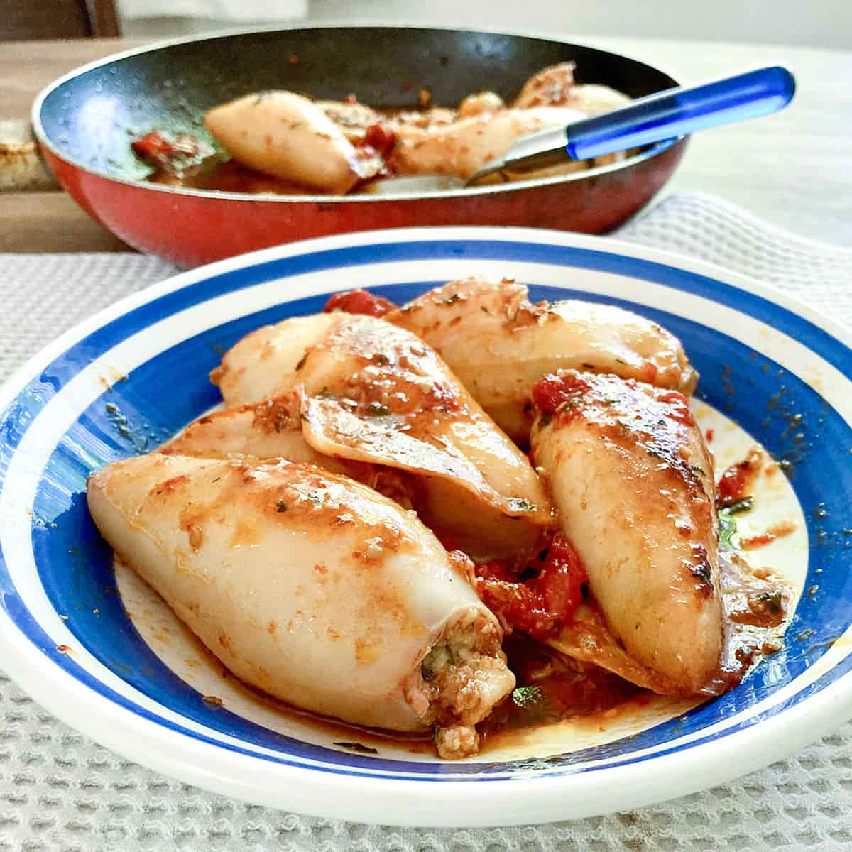 Italian Stuffed Calamari Recipe - Recipes from Italy