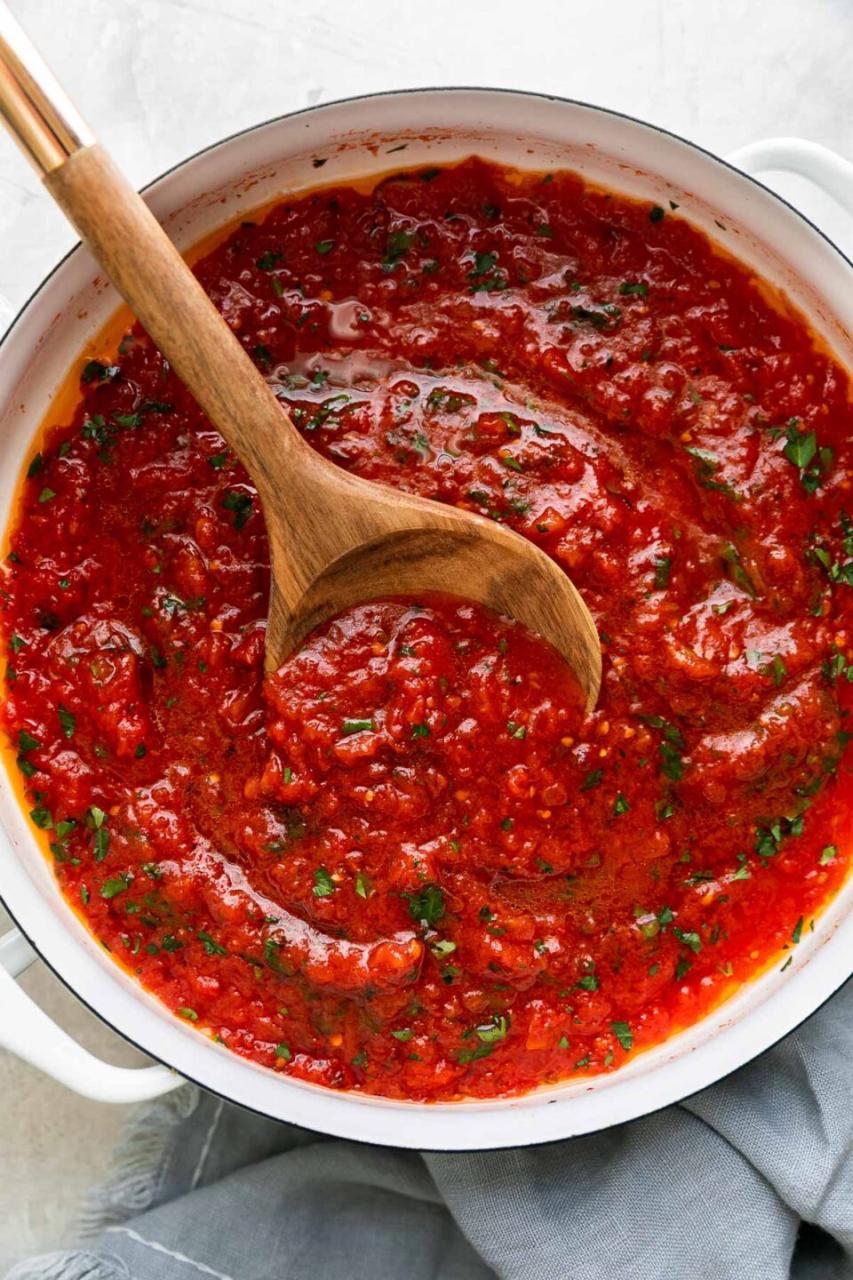 Quick & Simple San Marzano Tomato Sauce (5 Ingredients!) | PWWB
