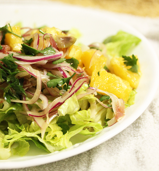 Valencia Salad with Oranges, Serrano Ham and Manchego Cheese from  Grace-Marie's Kitchen