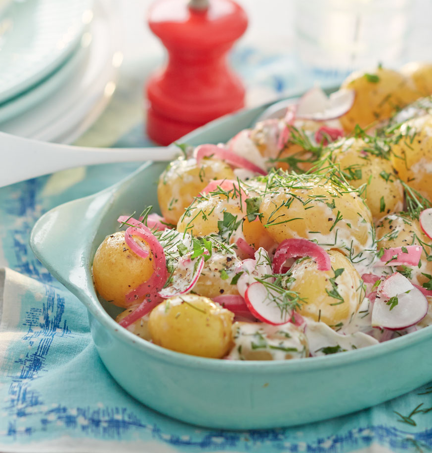 Potato Salad Recipes | Swedish Food | Tesco Real Food | Recipe | Potatoe salad recipe, Potato salad recipe easy, Onion recipes