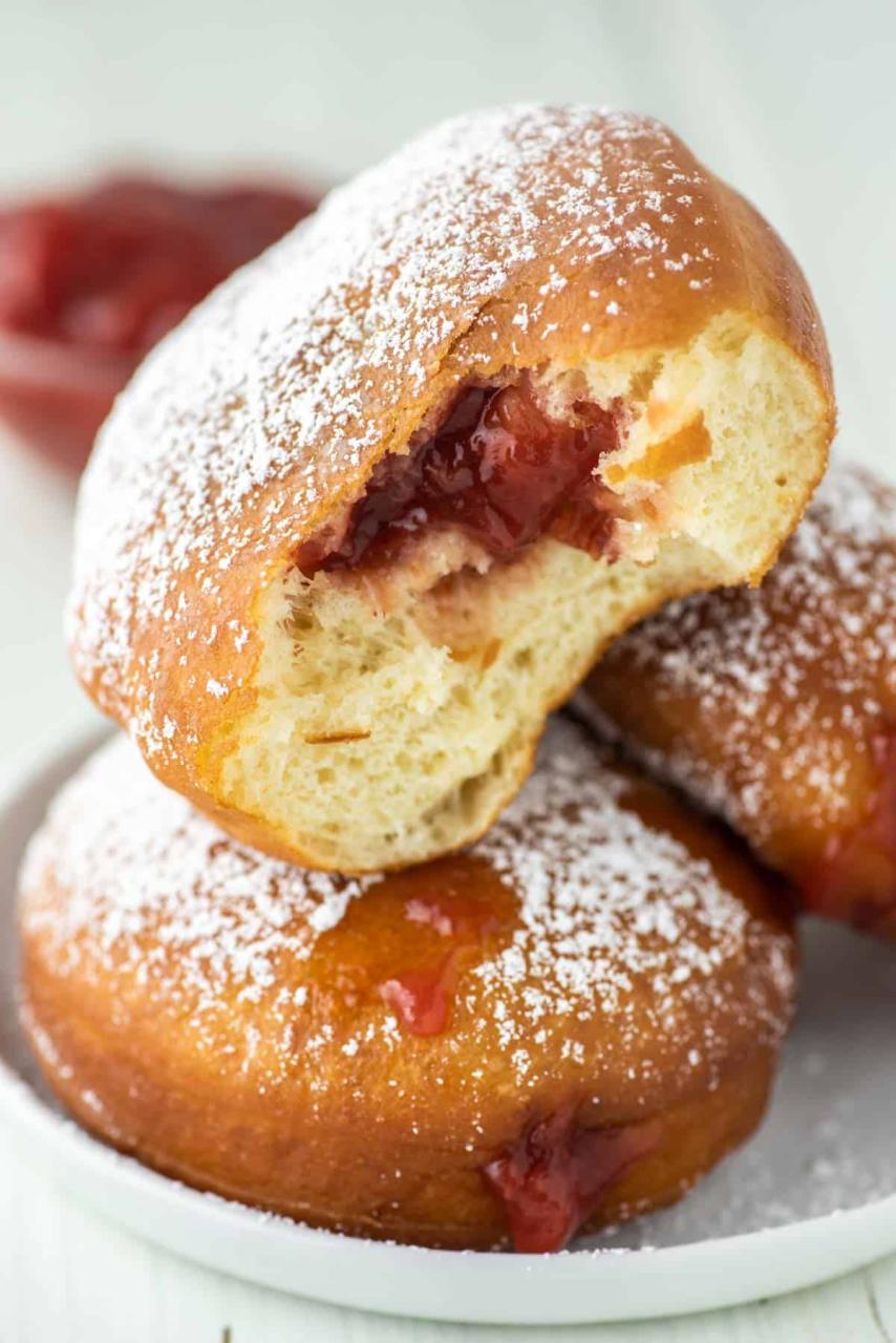 Berliner Donuts - German Jelly-Filled Donuts - Chisel & Fork