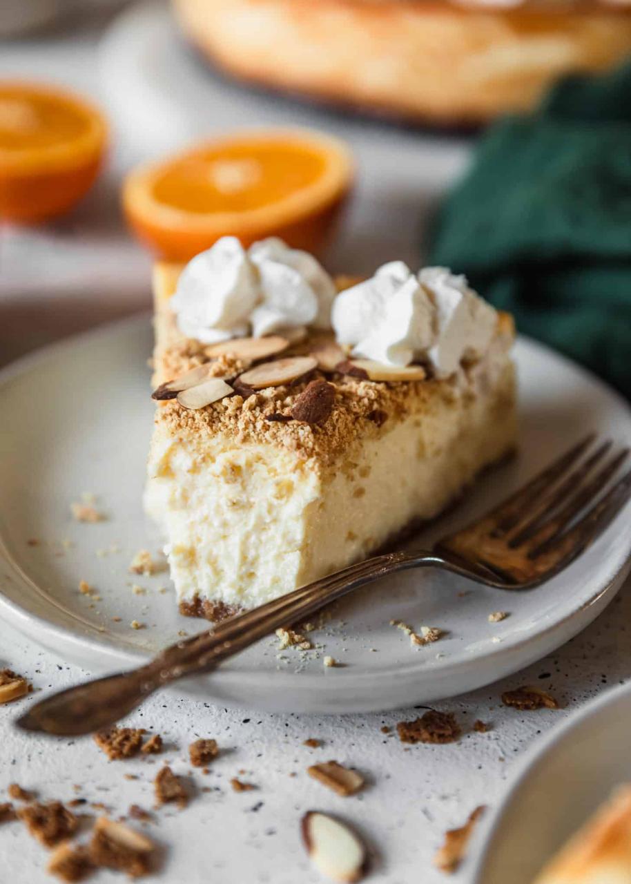 Mascarpone Cheesecake with Orange & Amaretto • Sunday Table