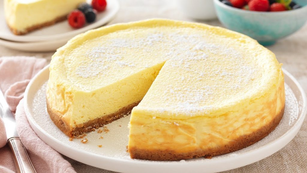 How to make the best Baked Cheesecake - YouTube