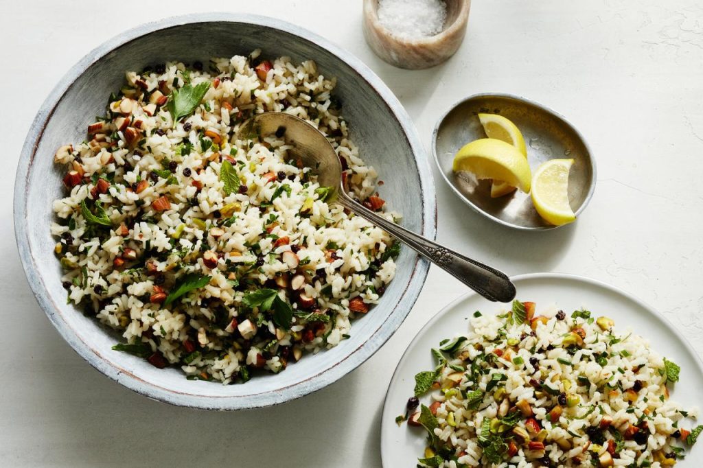 Rice Salad With Currants, Almonds and Pistachios Recipe - NYT Cooking
