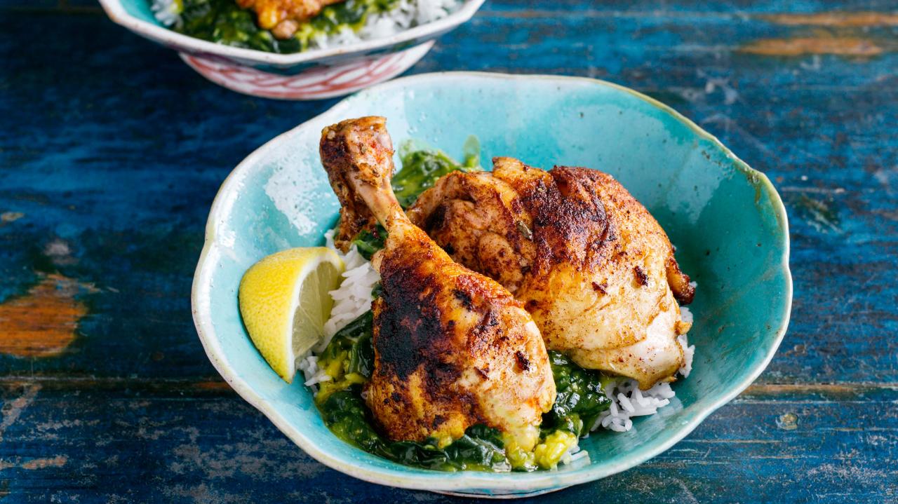 North African Chicken and Spinach Stew Recipe | Epicurious