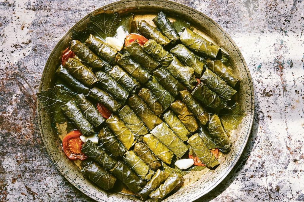 Stuffed vine leaves (warak arish) - Recipes - delicious.com.au