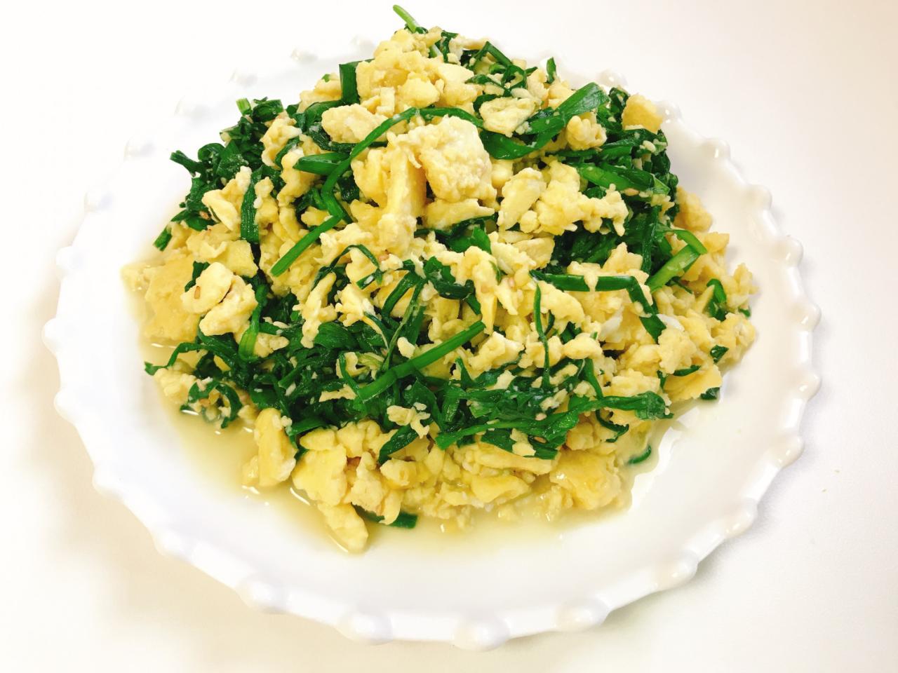 Stir-fried chives and eggs It's a simple and delicious side dish