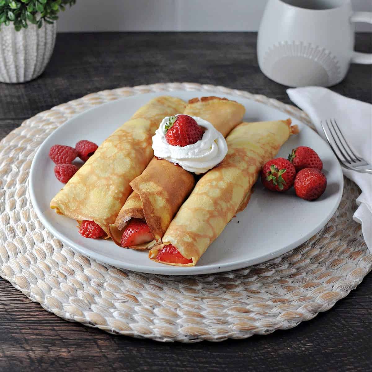 Fruit Crepes - Easy and Delicious! - Sula and Spice