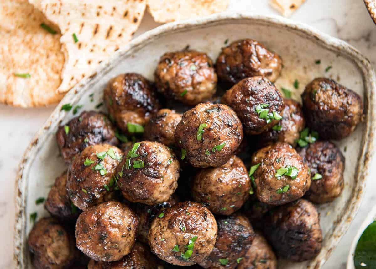 Greek Meatballs (Keftedes) | RecipeTin Eats