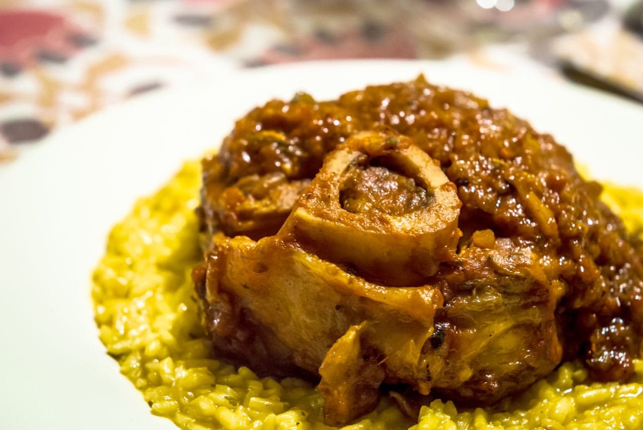 Risotto Milanese con Ossobuchi - Risotto with Veal Shanks